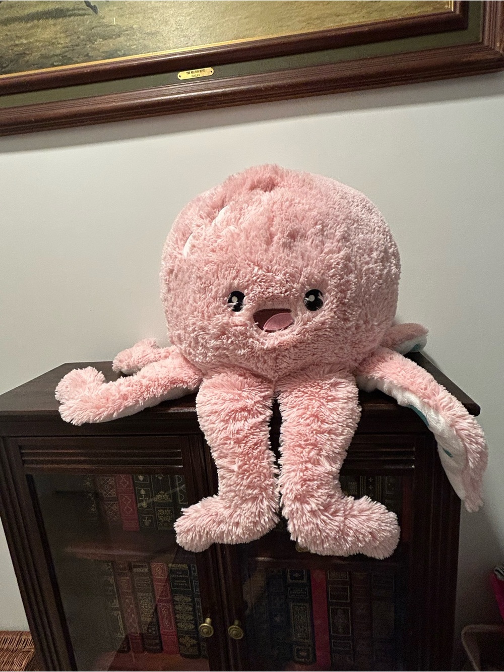 Charming 15 Inch Squishable Cute Pink Octopus